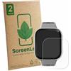 ScreenLeaf 2 Pezzi Pellicola protettiva per Amazfit Bip Max [Proteggi Schermo Sostenibili, Clear, Antigraffio]