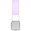 Ichendorf REVOLVE Vaso grigio/trasparente/rosa 35cm
