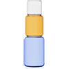 Ichendorf REVOLVE Vaso blu/ambra/trasparente 35cm