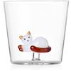 Ichendorf TABBY CAT Tumbler gatto sdraiato coda ambra