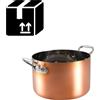 Agnelli 1907 COPPER4 Set 6 pezzi (3 cottura + 3 coperchi vetro)
