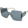 Versace VE2277 100280 | Occhiali da Sole Graduati o Non Graduati | Prova Online | Plastica | Mascherina | Blu | Adrialenti