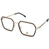 Carrera Carrera 3095 EX4 | Occhiali da Vista Graduati | Prova Online | Metallo, Plastica | Quadrati | Marrone, Oro, Havana | Adrialenti