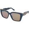 Guess GU7915 90G | Occhiali da Sole Graduati o Non Graduati | Prova Online | Plastica | Quadrati | Blu | Adrialenti