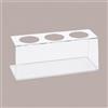 LUCGEL SRL Supporto Trasparente a 3 Fori per Dispenser Salse Creme Spalmabili Marmellate da 1650 ml