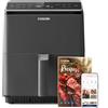 COSORI Friggitrice ad Aria, Air Fryer 6,4 Litri, Forno Elettrico, Doppia Resistenza, Connessione Wifi, 11 Funzioni Preimpostate, Libro&APP Ricette, 1700W, P585S Grigio Scuro