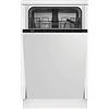 Beko - DIS28023, Lavastoviglie da incasso, 10 coperti, A++, compatta (45 cm), LCD, freddo, caldo, aria calda, 10 coperti