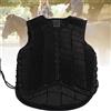 Hamwesh Gilet Equestre, Protezione Estesa del Coccige Schiuma Ad Alta densità Assorbimento degli Urti Gilet da Equitazione, Protettivo con Bordi Riflettenti Vestibilità Regolabile per la Sicurezza (M)