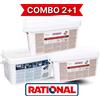 Rational Combo Pastiglie Detergente Rossi senza Fosfati e Blu per RATIONAL SelfCookingCenter® e CombiMaster® Plus - Combo Risparmio composto da 2 Rossi e 1 Blu