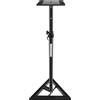 OEM Supporto per monitor da studio 80-130 cm - Gambe triangolari in acciaio con piedini in gomma - Supporti neri per monitor da tavolo e da studio