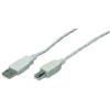 Logilink Cavo USB LogiLink A -> B St/Bu 1.80m grau [CU0007]