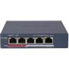 Hikvision Switch Hikvision DS-3E1105P-EI/M 4 porte POE Ethernet 10-100 Mbps Nero [DS-3E1105P-EI/M]