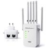 QOLTEC Ripetitore Qoltec WiFi Signal Booster Bianco [KMQOLRW00057067]