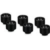 THERMAL GRIZZLY Raccordo Thermal Grizzly DeltaMate a compressione ST13 filettatura G1-4'' Nero 6pz