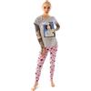 Star Wars Set Pigiami e t-Shirt da Donna Pigiama Princess Leia Leggings