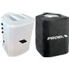 PROEL FREEONEX WHITE + COVER Cassa Amplificata Portatile Batteria e Bluetootooth