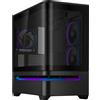 Asus Case Prime AP202 TG ARGB Black Nero Mid Tower con Ventole ARGB