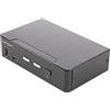 STARTECH Switch KVM HDMI 2 Porte 4K Ultra HD 5 Gbit/s Nero