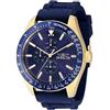 Invicta Aviator 38403 Orologio da Uomo - Impermeabile - Analogico - Movimento Quarzo - acciaio inossidabile con quadrante blu - 45mm