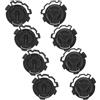 NESTINGHO Set 4 Paia Clip di Fissaggio per Visiera Casco da Moto, Fibbie di Chiusura Resistenti in Plastica, Accessori Ricambio per Blocco Visiera, Compatibili la Maggior Parte dei Caschi