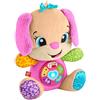 Fisher-Price Giocattolo per l'apprendimento dei Neonati. Ridi e Impara Peluche Musicale Sis Smart Stages; per Bambini +6 Mesi, Multilingue: Olandese, Inglese, Francese, Tedesco, Italiano,JFD31