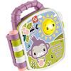Fisher-Price - Il Libro delle canzoncine della Scimmietta Viola, Libro Musicale con luci e Suoni per l'apprendimento, Versione Spagnola castigliana, Giocattolo per Bambini, 6+ Mesi, JFN09