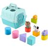 Fisher-Price® FP Pets™ Trasportino Cercaforme per Bambini | Attività infila forme, 8 blocchi, per affinare abilità motorie, bebè 6+ mesi, HTW93