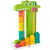 Fisher-Price Coccodrillo Conta e Somma, Giocattolo Educativo Prescolare | Attività di conteggio, 10 blocchi impilabili, introduce numeri e semplici concetti matematici, dai 3 anni, JCT13