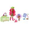 Cave Club Playset Cameretta dei DinoGiochi con Bambola Fernessa, con Capelli Rosa e Accessori, Giocattolo per Bambini 4+Anni, GNL92
