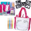Lansay BLOPENS X-TRA Styl'Bag Unicorn Kit per personalizzare la borsa, Dai 6 anni, include 4 penne a soffio Blopens, 5 stencil riutilizzabili e borsa Unicorno lavabile