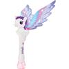 ODS - Soffiabolle Spara Bolle Unicorno con Ali e Luci LED, 100 ml di Soluzione Inclusa (2 Bottigliette da 50 ml), Funzionante a Batterie