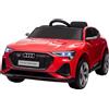 Macchina Elettrica per Bambini 12V Audi E-Tron Con Doppio Motore, Telecomando E