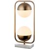 L'Oca Nera Lampada da Tavolo in Metallo con base Marmo H 57 cm
