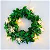HHMTAKA Stringa di luci a forma di fiore di ciliegio da 3 m, con 20 LED a batteria, decorazione primaverile per interni, camera da letto, decorazione natalizia