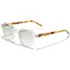 D.Franklin - Occhiali da sole unisex con lenti a protezione UV - Modello ultra-light-s-round