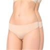 Nur Die Invisible Brazilian Slips - Slip da Donna Senza Cuciture Ultraleggeri in Microfibra Invisibile e Senza Cuciture, Beige., 44-46