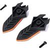 Ruimou 2pcs Levigatrice Finger Platen, Compatibile con Black & Decker/Mouse Levigatrice KA160K, KA161, KA165GT, ecc, parte di ricambio 58 2099-00