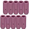 RIVERWELD 10N46# 8 1/2e D12,5 x 47 mm Orifizio TIG Gas Lens Ugello di allumina Tazza di ceramica Fit DB PTA SR WP 17 18 26 Torcia per saldatura TIG 10pk
