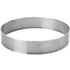 DECORA ANELLO MICROFORATO Tondo 24cm 3,5cm h. Acciaio Inox