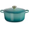 LE CREUSET CASSERUOLA TONDA GHISA 24cm Evolution Riviera COCOTTE