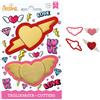 DECORA 2 STAMPI BISCOTTI LOVE