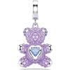 SWAROVSKI CHARM IDYLLIA TEDDY VIOLET
