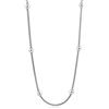 SAGAPO COLLANA Chunky SFERE ACCIAIO
