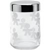 ALESSI BARATTOLO Girotondo 100cl Vetro e Acciaio Inox