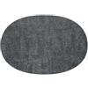 GUZZINI TOVAGLIETTA AMERICANA OVALE Fabric Nero 48x33cm