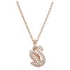 SWAROVSKI PENDENTE ICONIC SWAN XXS WH/ROS