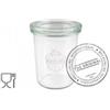 WECK BARATTOLO CONSERVE con COPERCHIO 160ml SENZA GUARNIZIONI E MOLLE