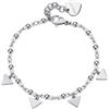 SAGAPO BRACCIALE Elysium ACCIAIO PENDENTE TRIANGOLO
