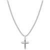 SAGAPO COLLANA Rouge ACCIAIO CROCE