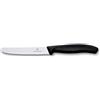 VICTORINOX COLTELLO TAVOLA SEGHETTATO Verde Punta Tonda